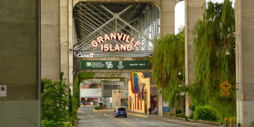 The famous market with artisan shops, and cafes, featured in Vancouver travel guide.