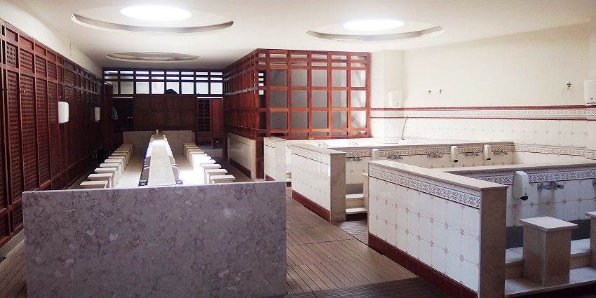 Separate wash areas provided at one of the mosques in Portugal