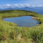 A picture of the Heart Shaped Lake in Kerala, showcasing its unique heart shape.