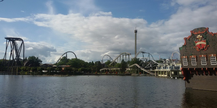 An image showing a view of Heide Park in Soltau, one of the best theme parks in Germany.
