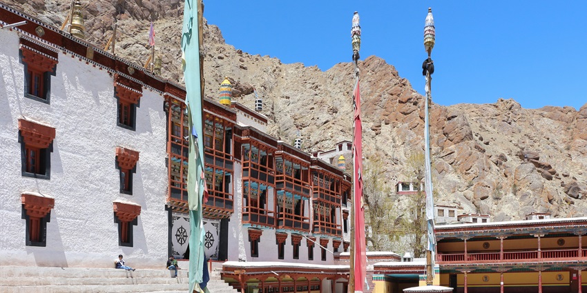 An image showing Hemis Monastery, a famous place near the highest trekking peak in India