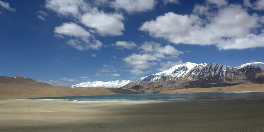 The dry and barren landscapes at Hemis National Park located in the Leh district of Ladakh