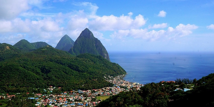 Challenge yourself with a scenic climb up Gros Piton.