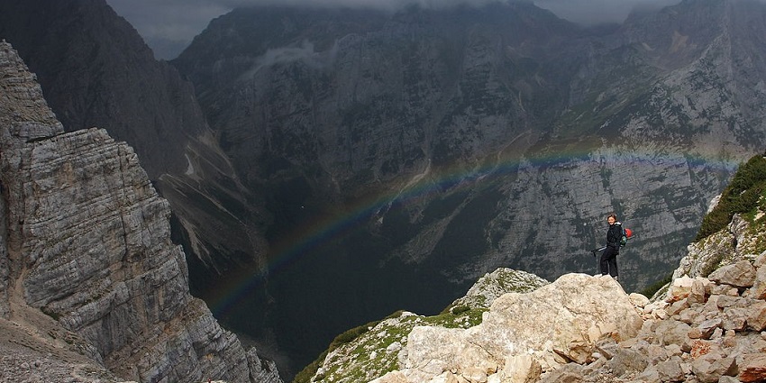 Mount Triglav with an impressive altitude of 2,864 meters, Slovenia’s highest peak