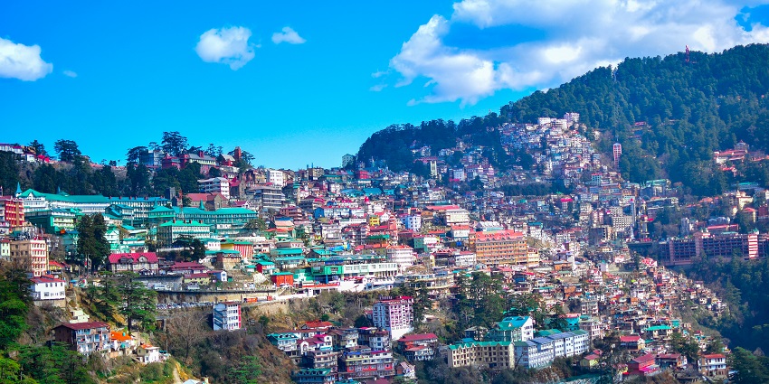 A village near Trilokinath Temple in Himachal Pradesh, one of the places to see in March.