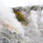 The hot spring in Japan offers relaxation, wellness, and cultural immersion in nature.