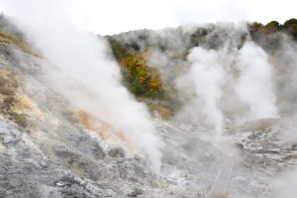 The hot spring in Japan offers relaxation, wellness, and cultural immersion in nature.