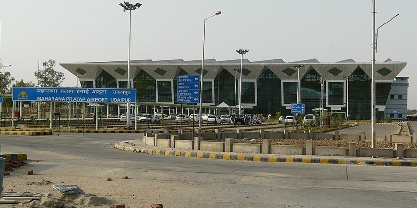 An image of the nearest airport to the Chittorgarh fort, Maharana Pratap Airport