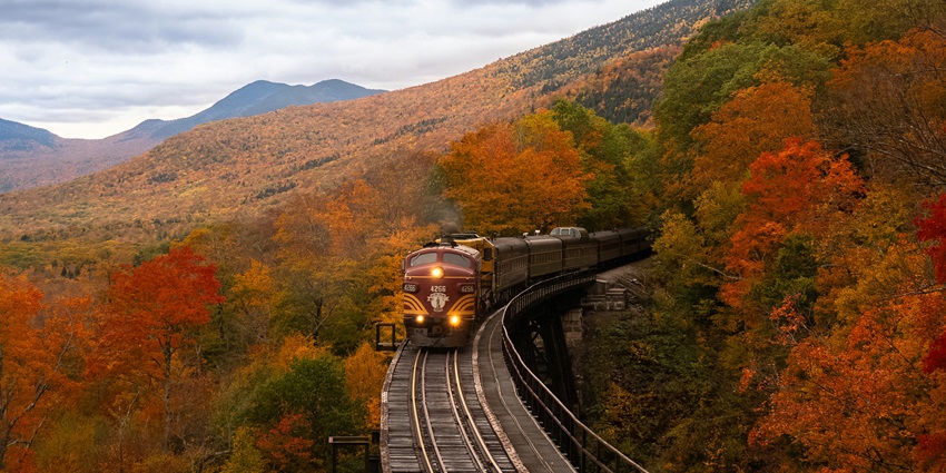 An image of a train one of the ways to reach Madidi National Park offering panoramic views.