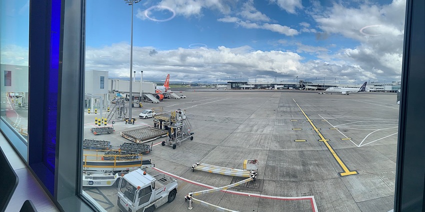 Glasgow International Airport offers domestic and international flights.