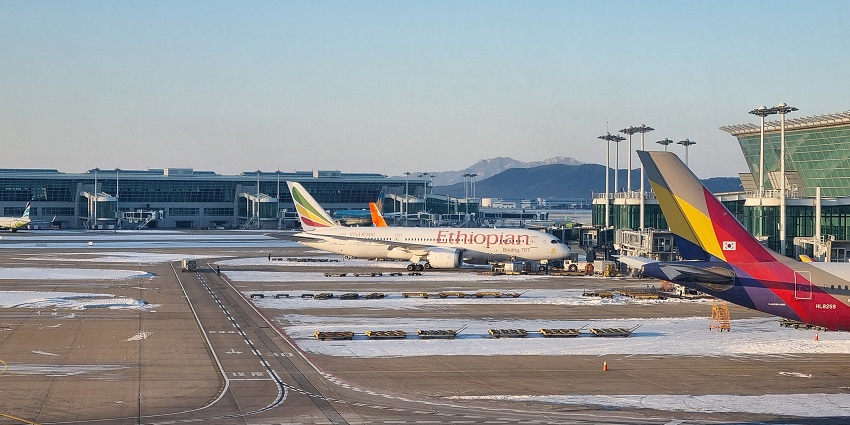 Incheon International Airport is among the busiest airports.