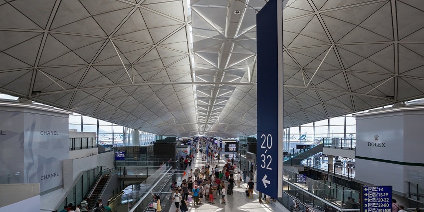 Hong Kong International Airport is the main airport to reach the destination.