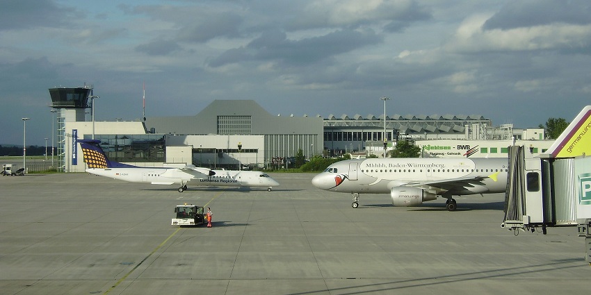 An image of Dresdon Airport, the nearest airport to Saxon Switzerland National Park.