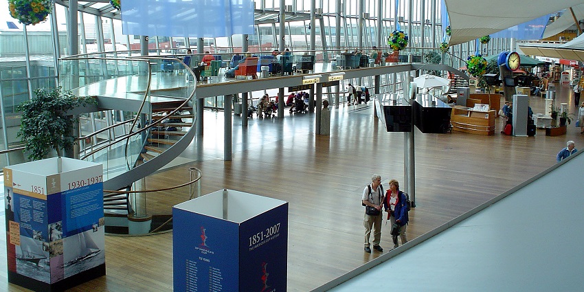 An image of Stockholm Arlanda, the nearest airport to the Vasa Museum in Stockholm.