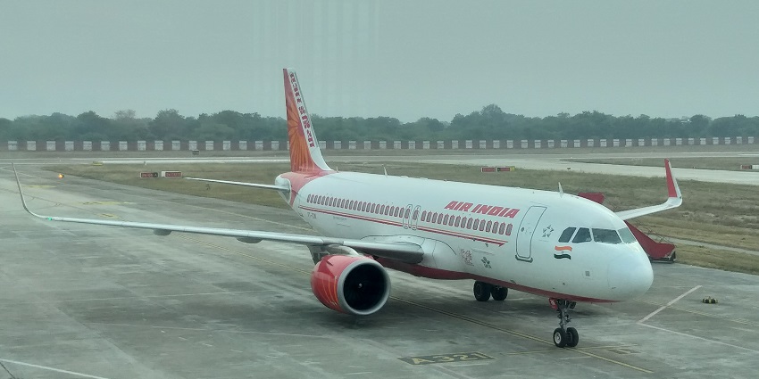 The massive entrance of Maharana Pratap Airport, the nearest airport to Kumbalgarh.