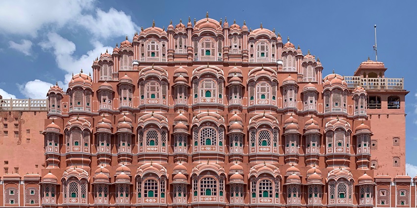 One of the famous and beautiful tourist spots in Jaipur is known as Hawa Mahal.