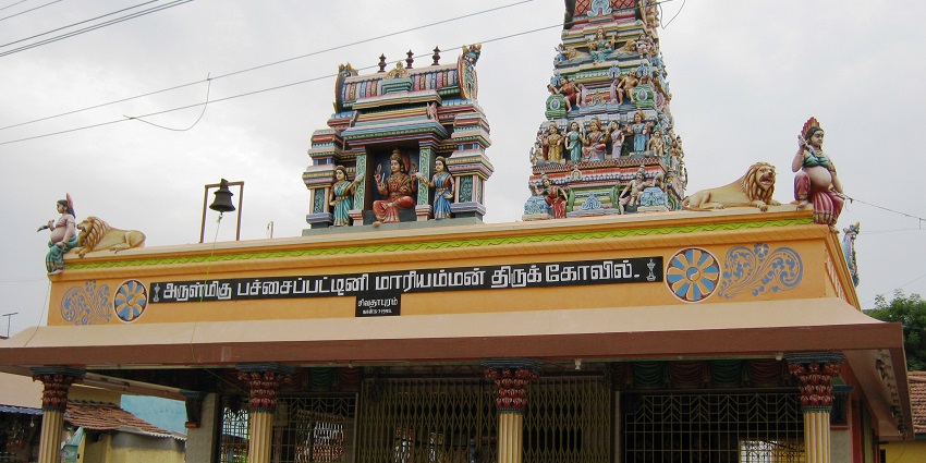 Peaceful Jonnawada temple in Nellore surrounded by lush nature and tranquillity.