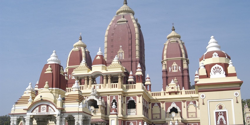 A picture of Kali Ji Ka Mandir, a revered temple dedicated to Goddess Kali near Meerut.