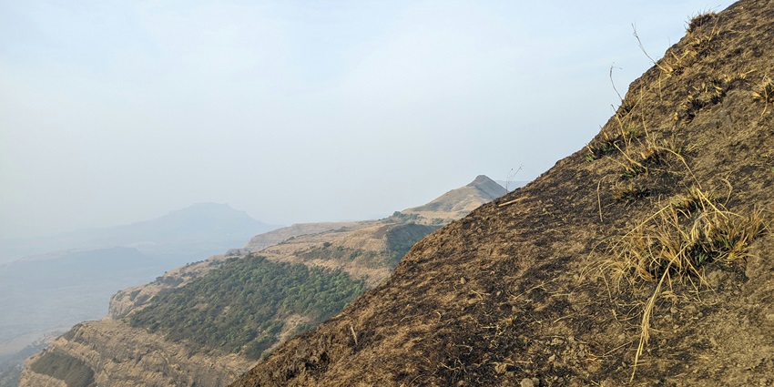 An image of Kalsubai Peak, Maharashtra's highest trekking destination near Nashik tourism.
