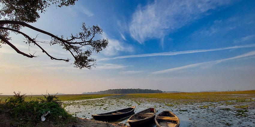 An image of Kanwar Lake in Bihar’s largest freshwater oxbow lake.