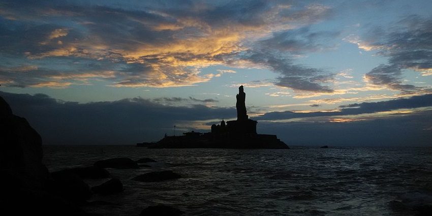 Witness the stunning confluence of three seas at the southernmost tip of India.