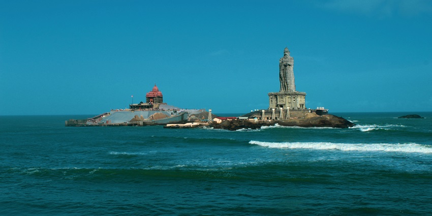 Image of Kanyakumari, Tamil Nadu - one of the best places to visit in October in South India
