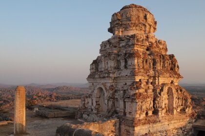 Matanga Hill is one of the holy places described in the epic Ramayana as the base of Saint Matanga. Hampi.