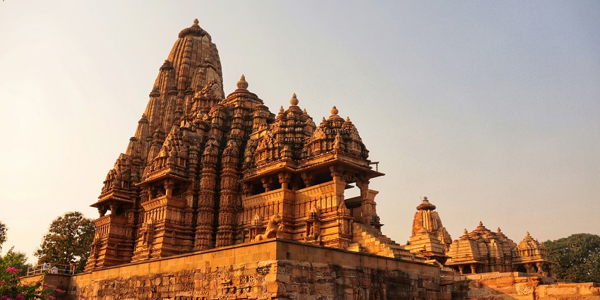 An image of the Khajuraho Temple, one of the places to see in September in North India