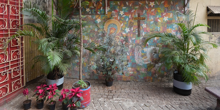 A picture of Khotachiwadi village, one of the must-see attractions near Bandra.