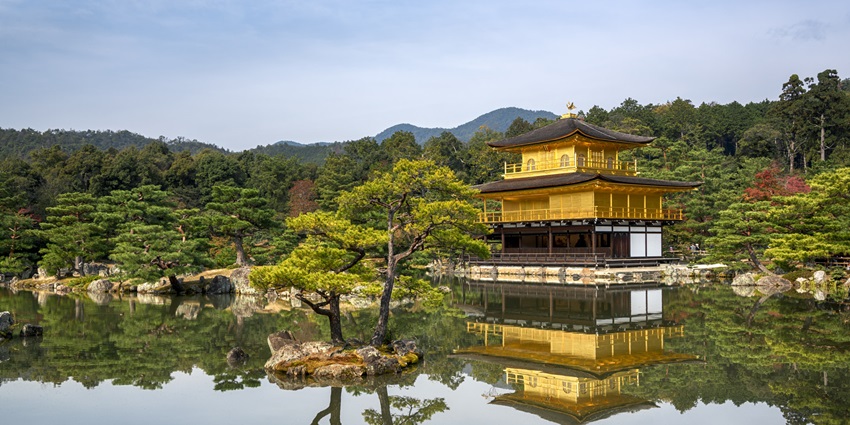 Iconic gold-leaf temple reflecting beautifully in a serene pond, among the best temples in Japan