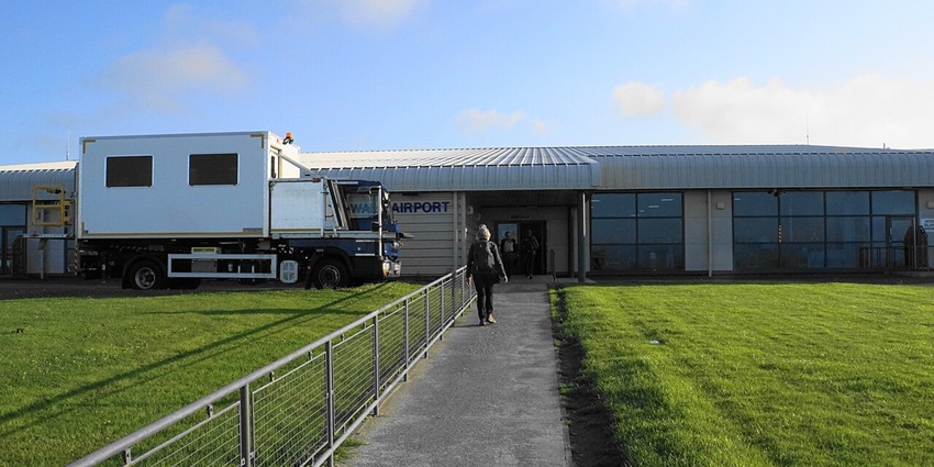 Orkney’s key transport hub with flights to the Scottish mainland.