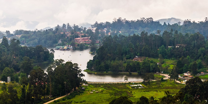 An image showing Kodaikanal's Upper Lake View in rural Tamil Nadu, India, with scenic landscapes.