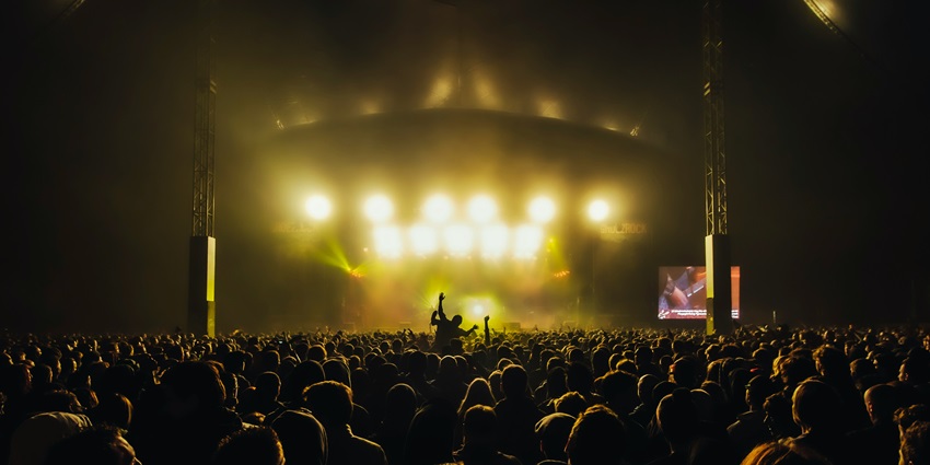 An inside view of the renowned Koko Loko Bar featuring vibrant live performances. 