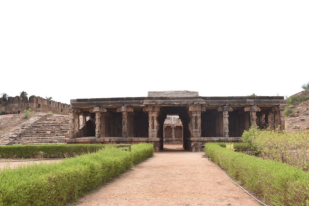 Fort with a magnificent view, blending history and religious significance.