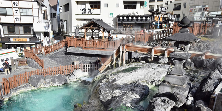 Kusatsu has therapeutic waters for everyone.