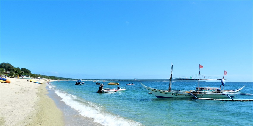Laiya Beach is among the best beaches near Manila offering soft sand and clear waters.