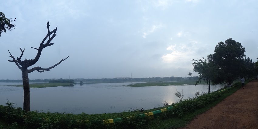 The Kunduwada Lake is located in Davanagere known as a quiet lake in Karnataka.