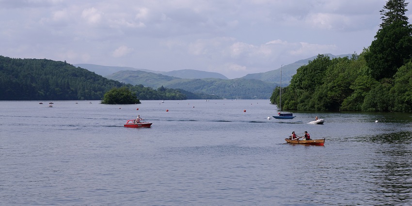 Windermere, the largest lake, is ideal for boating and kayaking in the UK.