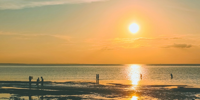 The Langub beach is famous for its golden sunsets, untouched beauty and clear waters, similar to many Cebu beaches.