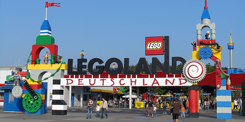An image of the entrance of Legoland Germany, one of the best theme parks in Germany.