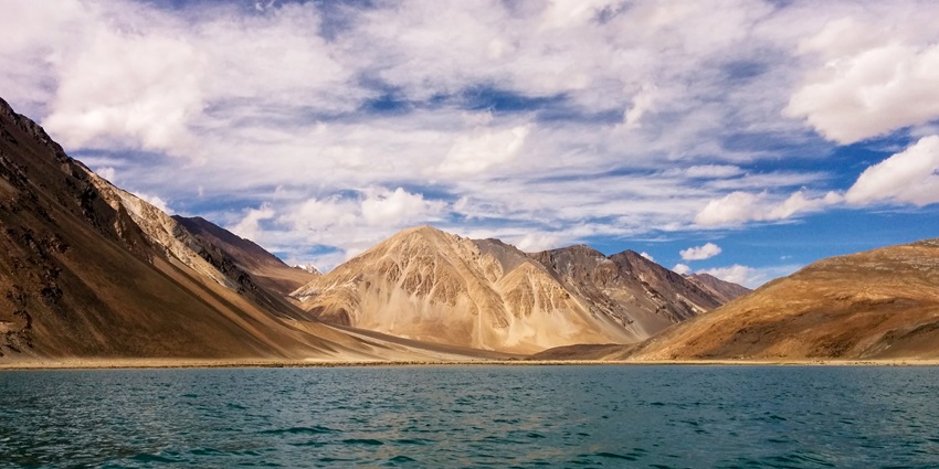 An image of the Northern Range Trek Tour in Leh Ladakh, India, featuring rugged terrain