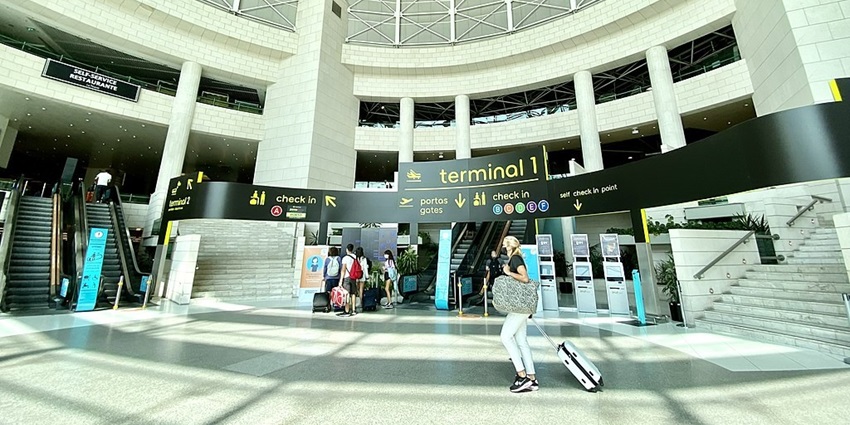 Alt Text: Image of Lisbon Humberto Delgado Airport - Well connected among airports in Portugal