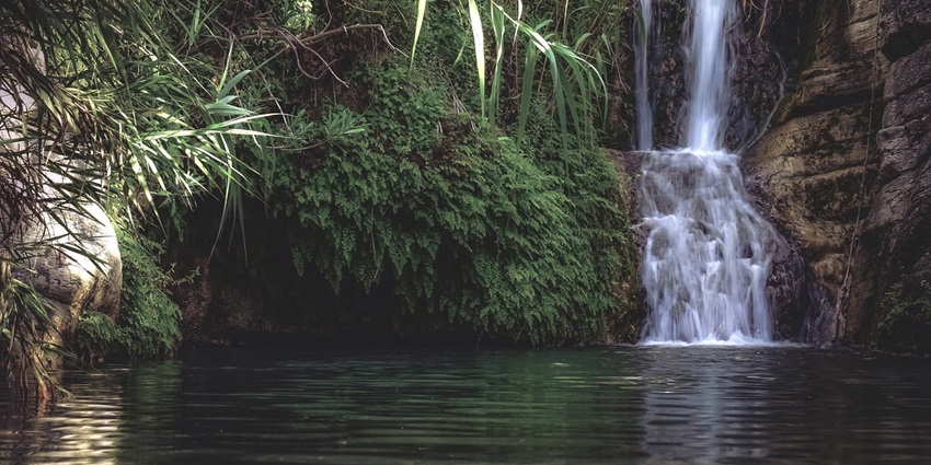 An image resembling the Sileru Waterfalls in India, a popular destination for locals and tourists.