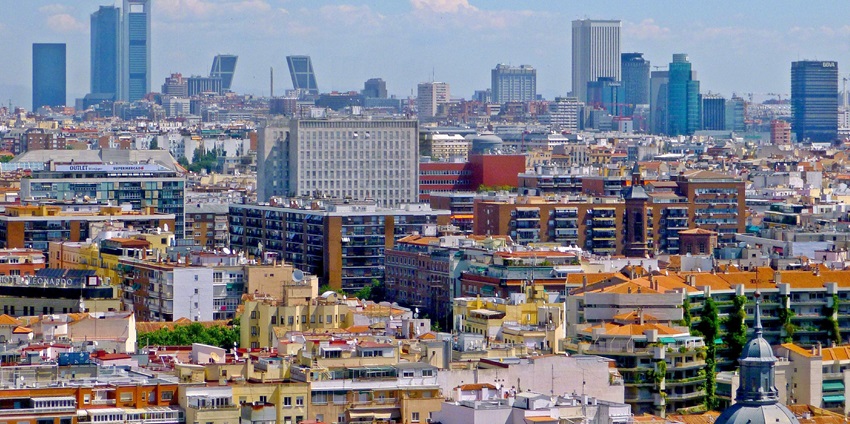 An image showing Magnificent city of Madrid, which is the home to historical Prado Museum