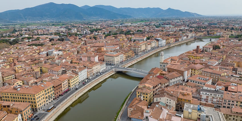 Image of picturesque Verona, Italy is a city near Venice, Milan, and Lake Garda