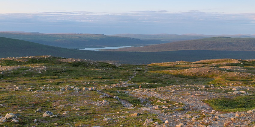 An image of Sarek National Park, one of the best tourist spots to visit in Sweden.