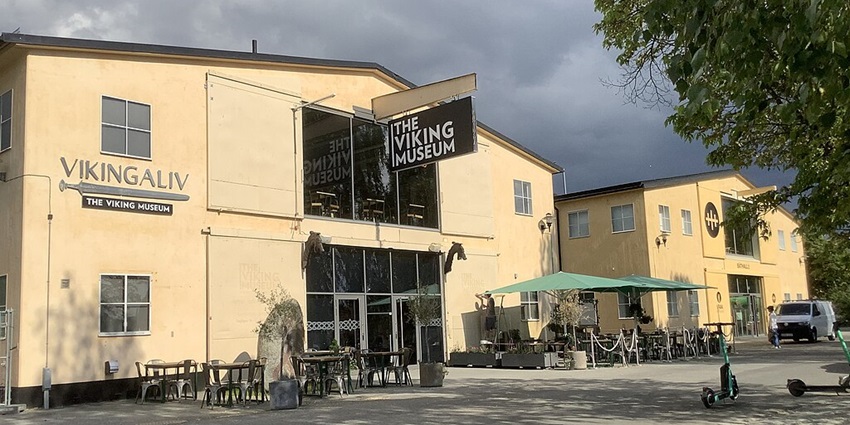 An image showing the impressive exterior of the Viking Museum, reflecting its historical significance.