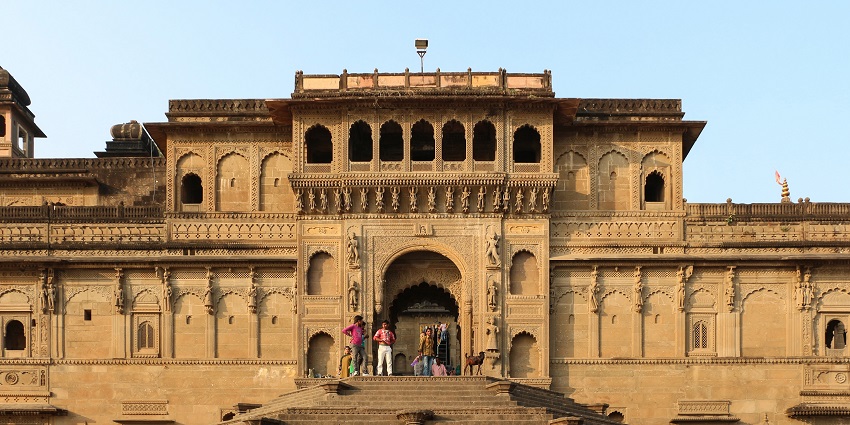 Beautiful ancient monument with detailed carvings.