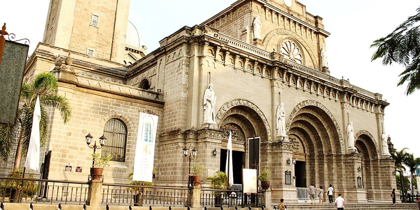 The Manila Cathedral is a significant place of worship and history in the Philippines.