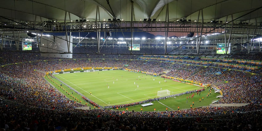 Legendary stadium hosting football matches and major events.